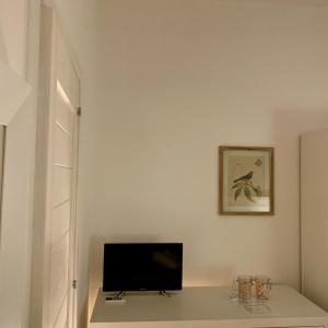 Televiisor ja/või meelelahutuskeskus majutusasutuses AQUARAMA Rooms & Apartments