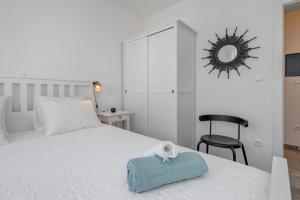 Postel nebo postele na pokoji v ubytování New and chic place near Old Town of Trogir