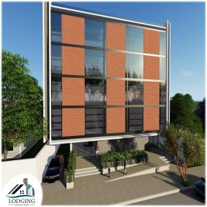 an architectural rendering of a building with a lot of windows at Apto Moderno con Piscina de borde infinito in Santa Cruz de la Sierra