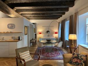 Posezení v ubytování Hotel Goldenes Kreuz