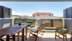 Balkón nebo terasa v ubytování New and chic place near Old Town of Trogir