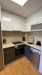 Kuchyň nebo kuchyňský kout v ubytování Duplex Playa Langosteira + 5 fotografií