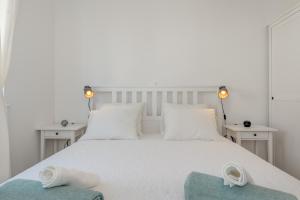 Postel nebo postele na pokoji v ubytování New and chic place near Old Town of Trogir