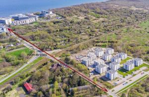 an aerial view of a large apartment complex at Apartamenty Porta Baltica Kołobrzeg in Kołobrzeg