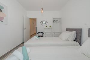 Postel nebo postele na pokoji v ubytování New and chic place near Old Town of Trogir