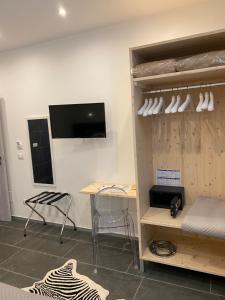 TV a/nebo společenská místnost v ubytování B&B Maria