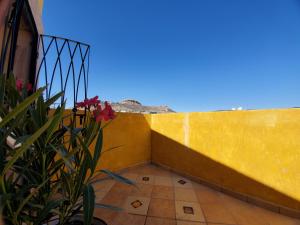 Uma varanda ou terraço em Hotel Villarreal