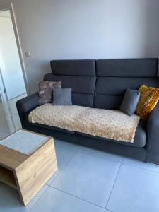 Część wypoczynkowa w obiekcie MIĘDZYZDROJE,BALTICUS PROMENADA GWIAZD 14, Apartament z odrębnym salonem i sypialnią z Widokiem na morze