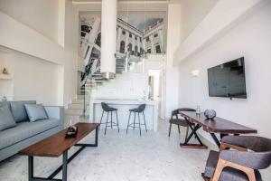 Телевизор и/или развлекательный центр в Nama Sea Side Suites
