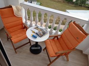 Posezení v ubytování Vasiliu Boutique Hotel Ksamil