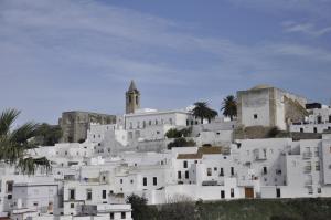 Γενική άποψη της πόλης Vejer de la Frontera ή θέα της πόλης από  αυτό το διαμέρισμα