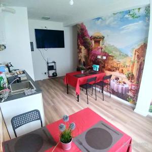 TV a/nebo společenská místnost v ubytování Cornizzolo bed breakfast
