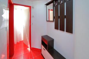 TV a/nebo společenská místnost v ubytování Apartman PJER 1