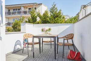 A balcony or terrace at Haus Ostsee