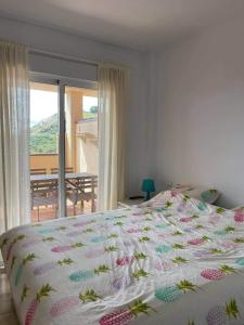 Postel nebo postele na pokoji v ubytování Appartement Paraiso Riviera del Sol-Mijas