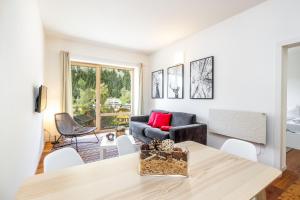 Area soggiorno di Quercus Appartements contactless check-in