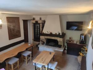 Posezení v ubytování B&B I Martelli