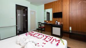Postel nebo postele na pokoji v ubytování Hotel Sole