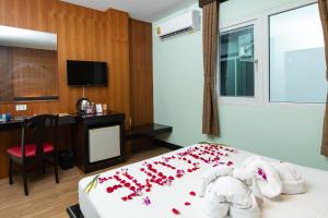 Postel nebo postele na pokoji v ubytování Hotel Sole