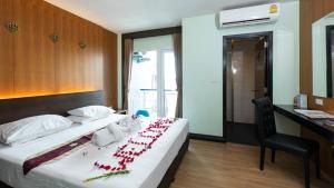 Postel nebo postele na pokoji v ubytování Hotel Sole