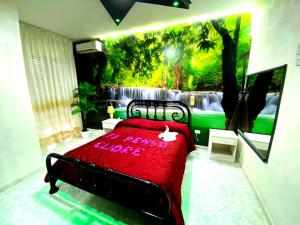 Łóżko lub łóżka w pokoju w obiekcie Hotel Napoleon-Cuore