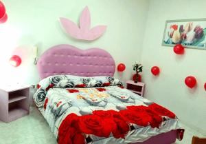 Łóżko lub łóżka w pokoju w obiekcie Hotel Napoleon-Cuore