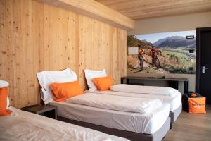 Postel nebo postele na pokoji v ubytování Montivas Lodge