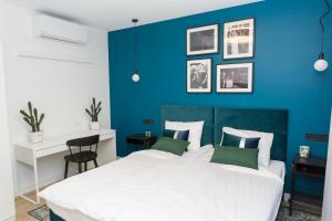 Posteľ alebo postele v izbe v ubytovaní Apartament Kołobrzeg Quattro