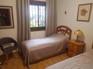 Katil atau katil-katil dalam bilik di Apartment in Cabo Roig, Bellavista III