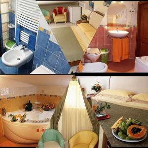 Koupelna v ubytování Albergo B&B Ristorante Grace