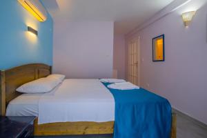 Cama o camas de una habitación en Selim Pansiyon