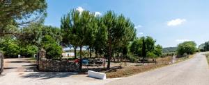 A garden outside La Pontezuela Alanis