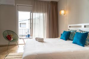 Postel nebo postele na pokoji v ubytování Hotel Aubí