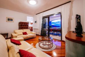 Et opholdsområde på Holiday Home Malinina