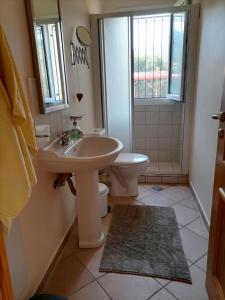 Koupelna v ubytování Sunny Coco mat villa in Katelios with a sea view + 21 fotografií