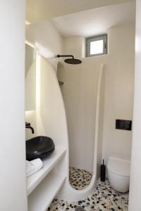 Kylpyhuone majoituspaikassa Irida house