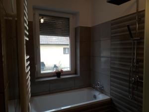 Kúpeľňa v ubytovaní Gere House