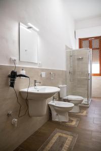 Koupelna v ubytování Casa da Mario