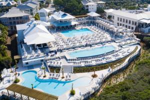 an aerial view of the pool at the resort at 13 Lake District Lane in Santa Rosa Beach