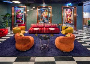 Posezení v ubytování Ovolo South Yarra