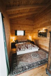 Tempat tidur dalam kamar di Stodingerhütte