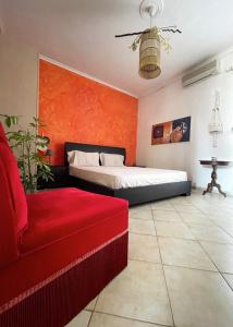 Postel nebo postele na pokoji v ubytování Casa Lia-Beach Front Villa
