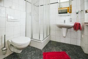 Phòng tắm tại Schultes Landhaus