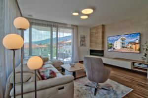 TV a/nebo společenská místnost v ubytování VITA, Luxury Apartments Opatija