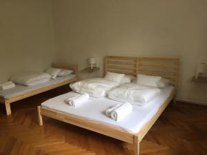 Voodi või voodid majutusasutuse Imola Apartman Fonyód toas