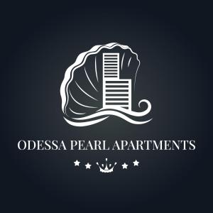 a logo for a perl organization with a book at Odesa Pearl Apartments in Odesa