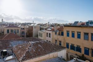 Nespecifikovaný výhled na destinaci Chania nebo výhled na město při pohledu z hotelu