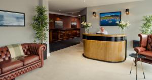 TV o dispositivi per l'intrattenimento presso Hillgrove Guesthouse