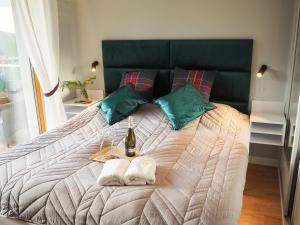 Posteľ alebo postele v izbe v ubytovaní Apartament MONTANA
