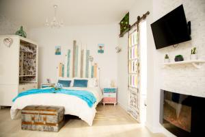 Apartamentos Rincón de Cantarranas客房内的一张或多张床位